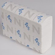 Листовые полотенца (Z-сложения) NRB-25Z112 1-слойные, белые / 35гр