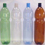Тара ПЭТ: Бутылки 1,5л с крышкой в комплекте фотография