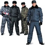 Еврокостюмы утепленные для охранников и инкассаторов оптом