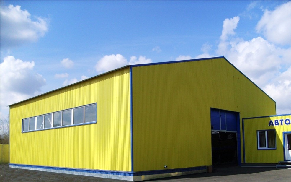 Строим ангары склады из сендвичные панели - фото