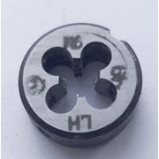 Плашка левая М-6х1,0LH, 9ХС, (20/7 мм),