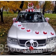 Украшения на свадебные автомобили на прокат фото