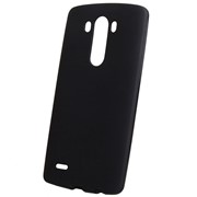 Чехол силиконовый матовый для LG G3 черный фото
