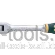 Трещотка шарнирная экстрадлинная с резиновой ручкой - 24 зуб L=427 мм 1/2 Код:802418 фото