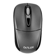 Мышь DELUX DLM-123OUB, 1000dpi, USB черн.