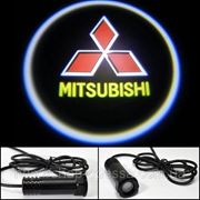 Подсветка в двери авто, логотип - MITSUBISHI - Светодиодный лазерный логотип MITSUBISHI - Тюнинг авто фото