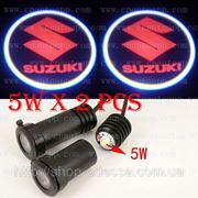 Подсветка в двери авто, логотип - SUZUKI - Светодиодный лазерный логотип SUZUKI - Тюнинг авто фото