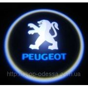Подсветка в двери авто, логотип - PEUGEOT - Светодиодный лазерный логотип PEUGEOT - Тюнинг авто фото
