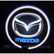Подсветка в двери авто, логотип - MAZDA - Светодиодный лазерный логотип MAZDA - Тюнинг авто фото