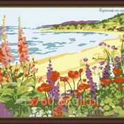 Картина по номерам Цветы на берегу фотография