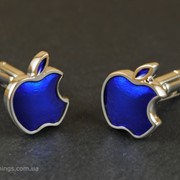 Запонки Apple Blue фото