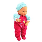 Интерактивная кукла-младенец DollyToy "Мой сыночек" (35,5 см, смеётся, плачет, говорит, двигается, аксес.)