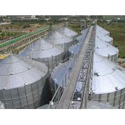 Зернохранилища объемом хранения от 10 тонн до десятков тысяч тонн с оборудованием для приемки и переработки зерна Зернохранилища