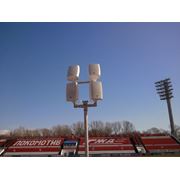 Оборудование для стадионов сидения табло инвентарь для легкой атлетики освещение в Казахстане фото
