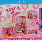 Домик для Барби с куклой фотография