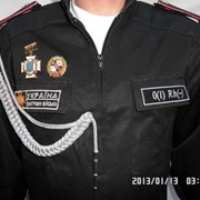 Аксельбант уставной солдатский, курсантский ( метанить серебро) фото