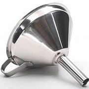 Воронка с фильтром из нержавейки диаметр 11 см фото