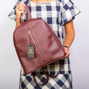 Бордовый молодежный рюкзак от ЕМ фотография
