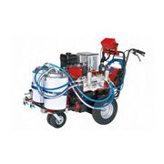 Профессиональный агрегат для безвоздушного нанесения разметки с автотягой VIKING LINER 2 цвета фотография
