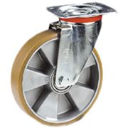 Колесо из полиуретана ТР алюминиевый диск. Серия 65. фото