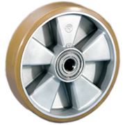 Колесо из полиуретана ТР алюминиевый диск. Серия 65. фотография