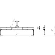 Траверса линейная с подвеской за центр фото