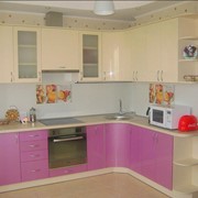 Кухонная мебель под заказ - розовый жасмин
