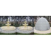 Тент для фонтана с каркасом 4 метра в диаметре и 3,2 высотой. фото