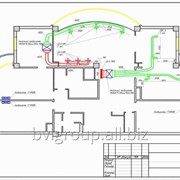 Монтажная схема системы кондиционирования квартиры — 240 м2. фото