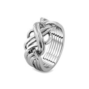 Элегантное мужское серебреное кольцо от Wickerring фото