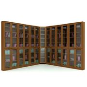 Стационарный модульный книжный шкаф