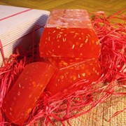 Натуральное мыло ручной работы “Грейпфрут с овсянкой“ фото