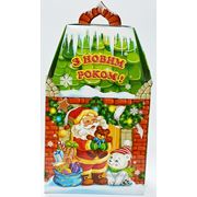 Новогодняя упаковка Дед Мороз и Мишка фото