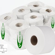Туалетная бумага 200 метров (белая, 1 слой)