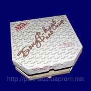 Коробка для пиццы диаметром 50 см фотография