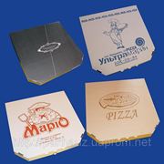 Коробка для пиццы диаметром 25 см фото