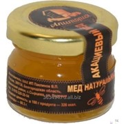 Мёд натуральный цветочный Апитория в стеклянной баночке вес нетто 35 гр