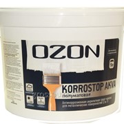 Краска-грунт OZON Korrostop база А по металлу полуматовая ВДАК 155 фото