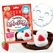 MochiPuru Face Mask Strawberry Daifuku Desser Увлажняющая масляная маска для лица, 1 шт фотография