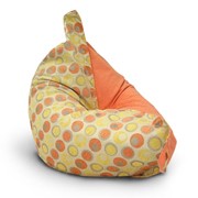Кресло-подушка (желто-оранжевая) фото