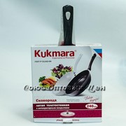 Сковорода литая толстостенная Kukmara, 240 мм, с антипригарным покрытием, артикул с241а фото