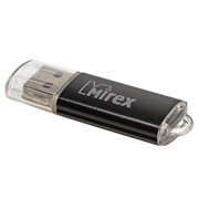 Флешка Mirex UNIT BLACK, 16 Гб, USB2.0, чт до 25 Мб/с, зап до 15 Мб/с, черная