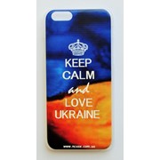 Чехол на Айфон 6/6s Пластик Love Ukraine Флаг Украины фото