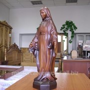 Скульптура из дерева Богородица, ручная работа