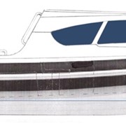 Лодка РИБ "AQUA boat 530 с полурубкой"