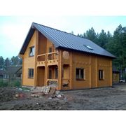 Деревянные дома из профилированного сухого бруса по финской технологии фотография