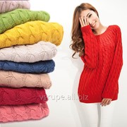 Женский пуловер много цветов, женская кофта, жіноча кофта