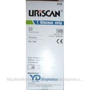 Тест-полоски для анализа мочи Uriscan 1, показатель глюкоза, 50шт. фотография