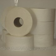 Бумага туалетная в рулонах Джамбо на гильзе фото