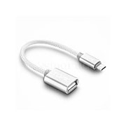 Micro USB OTG кабель TOPK 15см. фото